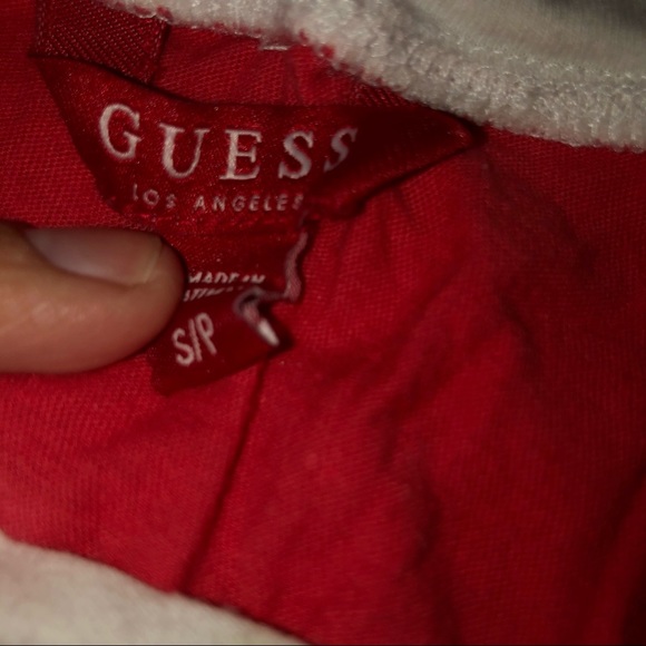 Pink & White Guess Muscle Tee - Picture 3 of 3